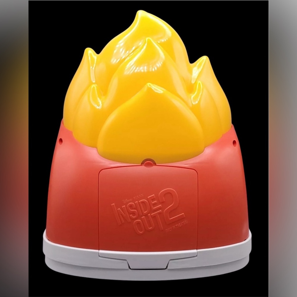 Inside Out 2 Anger Light Up Fire Popcorn Bucket Disney Pixar Regal Theaters 2024 - Picture 4 of 5